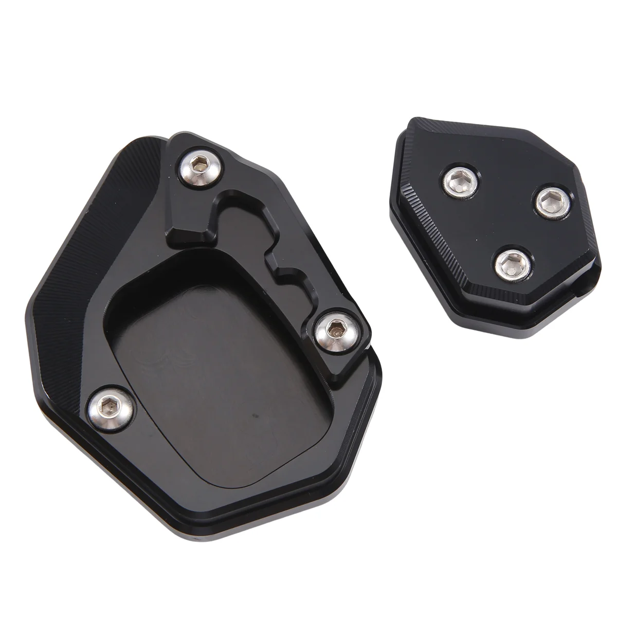 

Motorcycle Side Kickstand Stand Shoes Enlarge Extension Foot Pad Support for VOGE 525 DSX DS525X