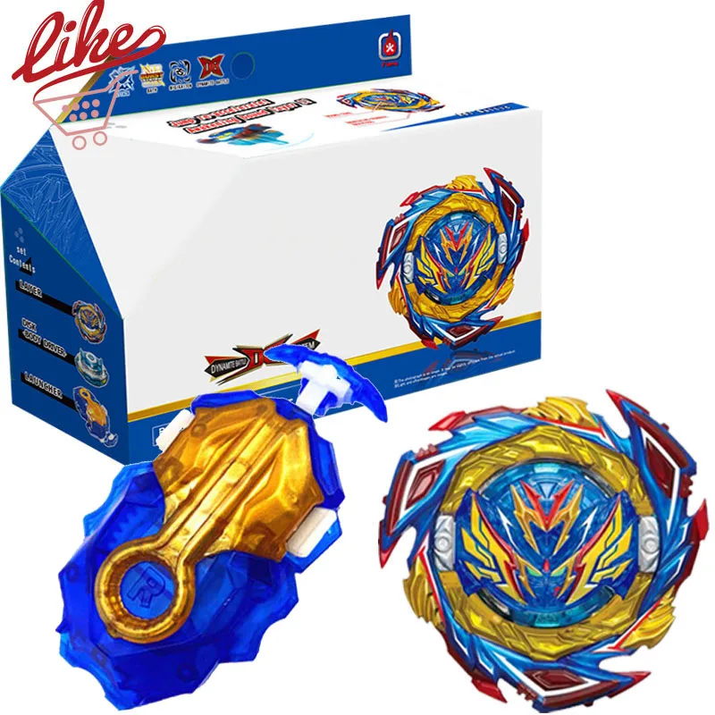 Laike DB B-193 Ultimate Valkyrie Rubber Spinning Top B193 Bey Custom Launcher Box Set Toys for Children