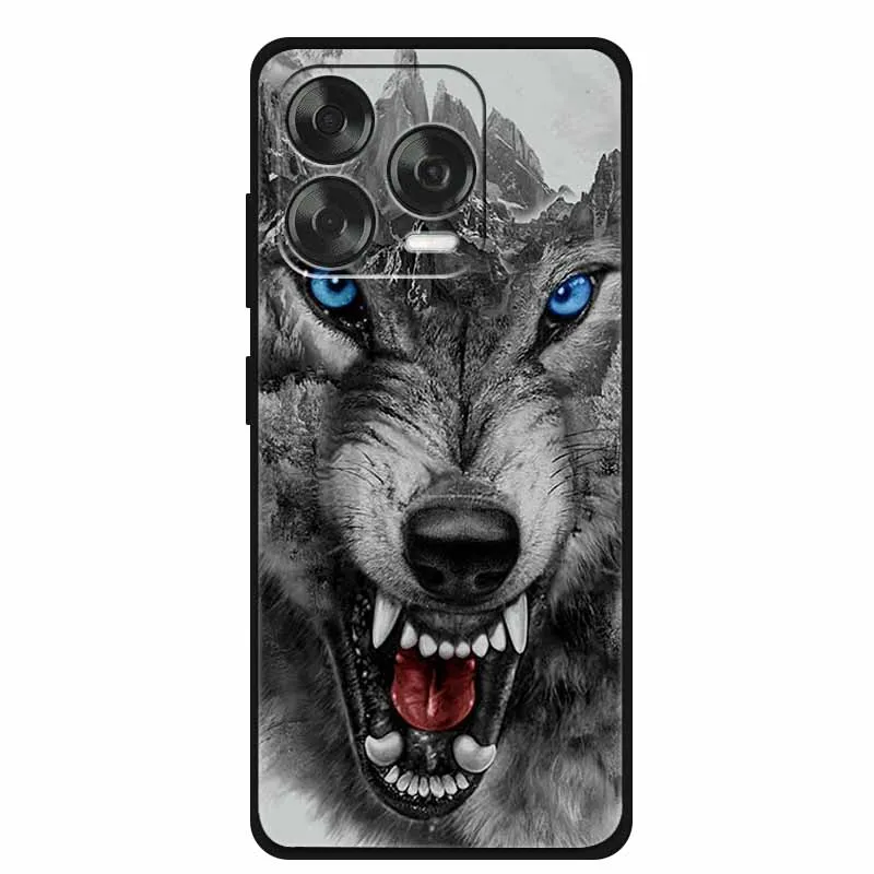 Animal Design Soft Silicone TPU Phone Case - Durable Back Shell and Bumper Cover