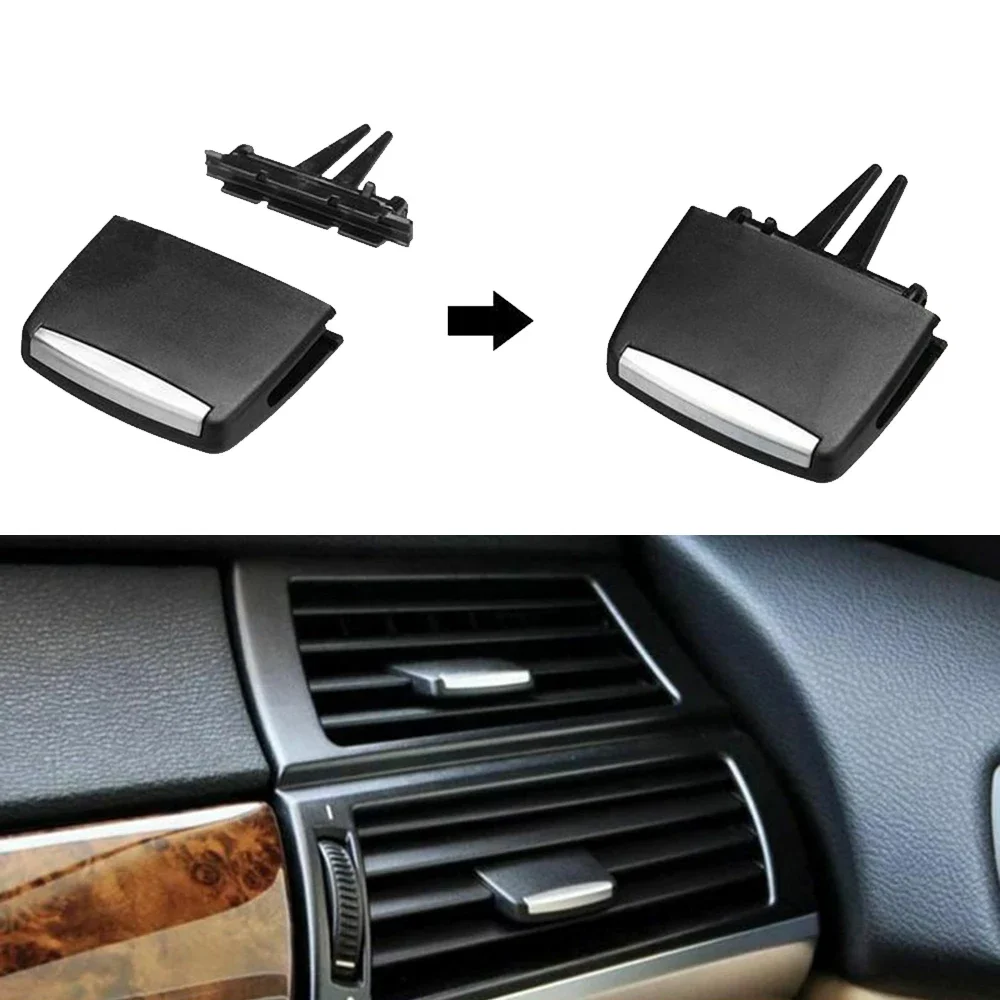 

Car A/C Air Conditioning Vent Outlet Tab Fixing Clip For Front Central Air Conditior For BMW X5 E70 X6 E71 06-13 ABS + PC