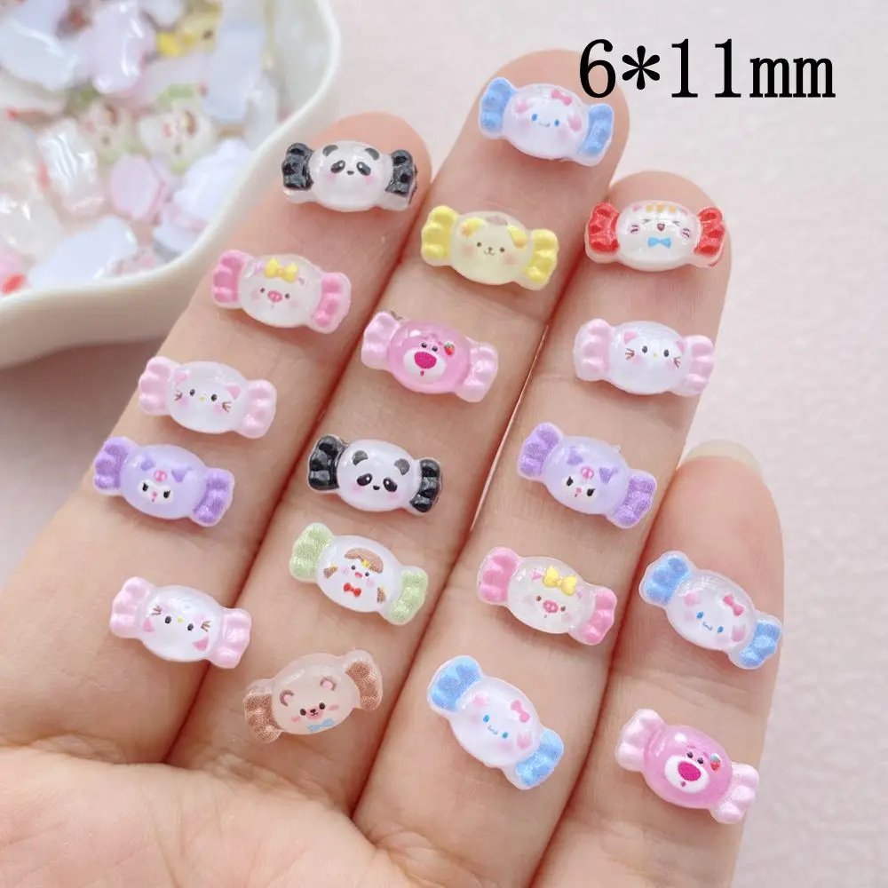 Resin Jewelry Accessories resin jewelry accessories resin embellishments resin nail art crafts candy resin ornaments cartoon animal nail art crafts cartoon animals nail art accessories 50Pcs New Cute Mini Resin cartoon colorful candies Flatback Ornament Jewelry Making Manicure Hairwear Accessories