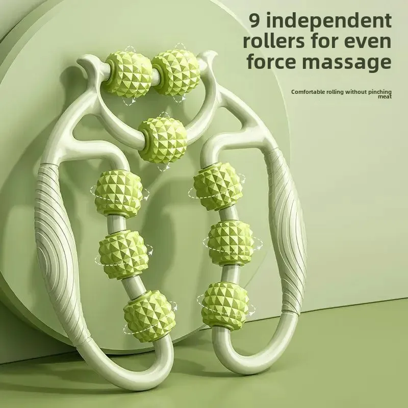 Leg Massager Ring Shape Clip Exercise Muscle Relaxation Roller Axis Full Body Relaxation Tool Foot Step Machine Sport Entertainm leg fitness stepper leg rehabilitation machine