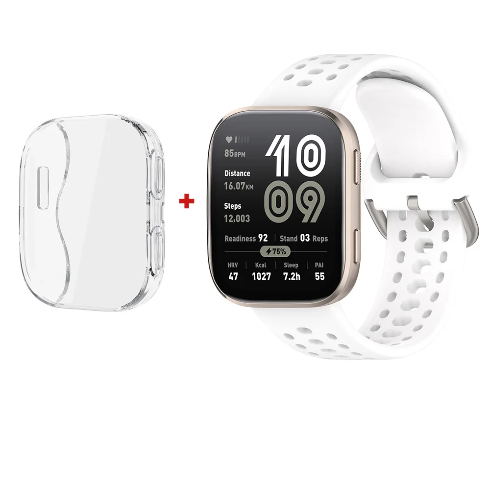 TPU Protective Case with Strap and Full-Coverage Screen Protector