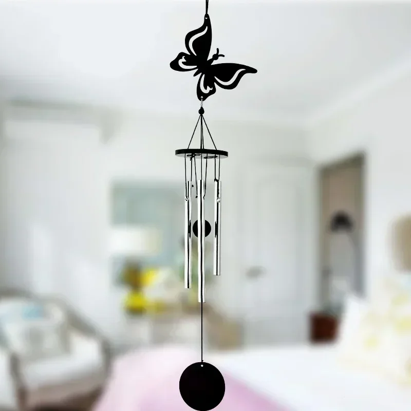 Personalized Metal Hollow Handicraft Pendant For Home Use Creative Multi Tube Music Wind Chime Decoration Holiday Surprise Gifts