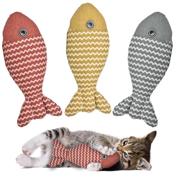Juguetes interactivos de hierba gatera para gatos, juguetes para gatos, juguetes para masticar, almohada para gatos, juguetes de ejercicio para gatitos, Kit de gatito para interiores 1