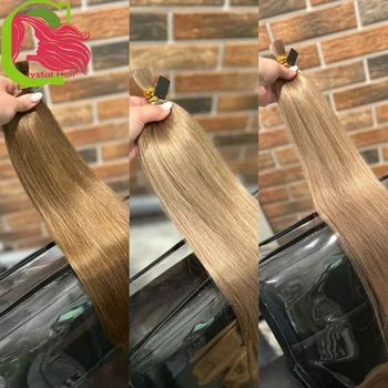 Bulk Hair 100% Real Human Hair Machine Made Virgin Remy Straight Hair Bulk 18-30inch 100g Natural Blonde Hair Extension No Weft 1