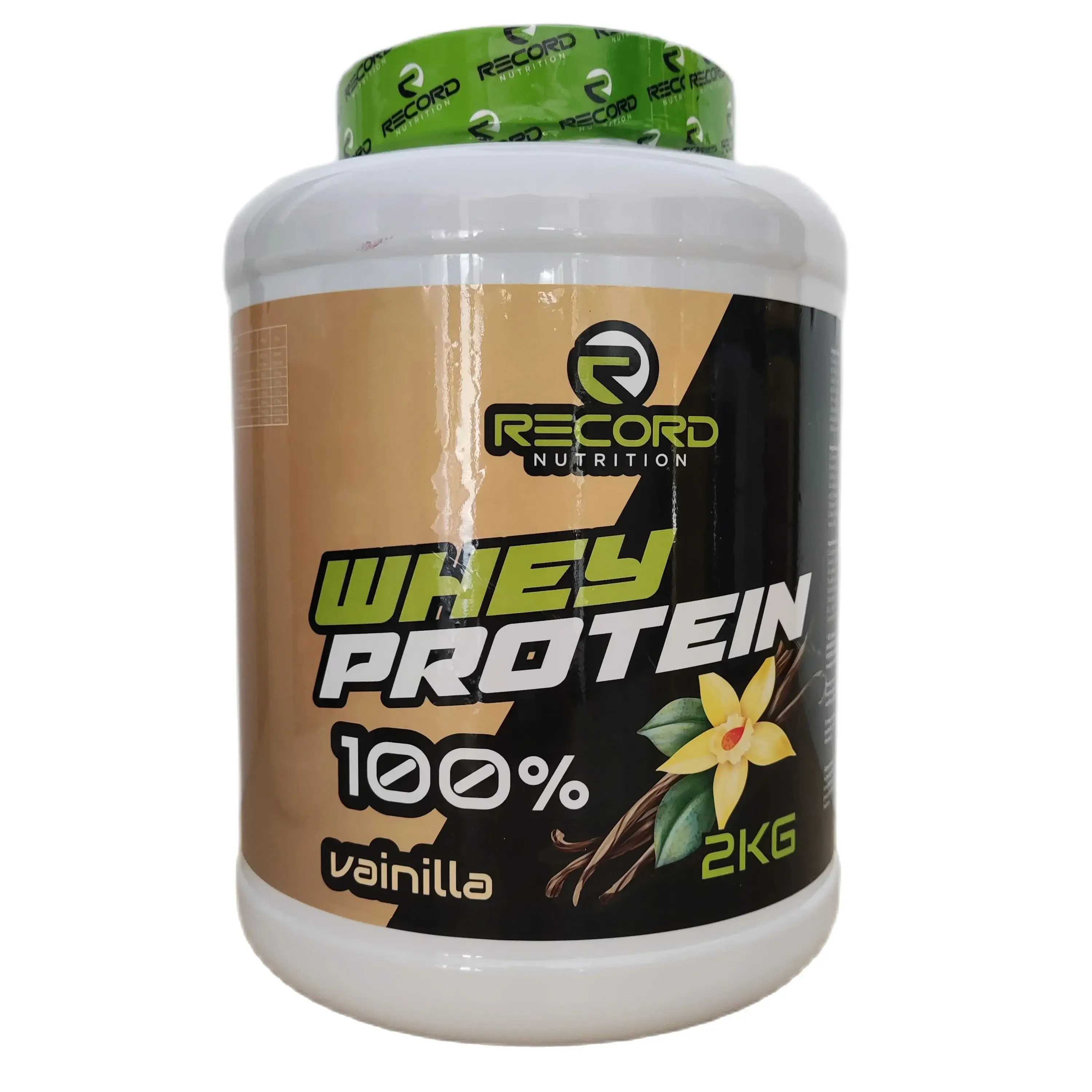 proteine ​​del siero di latte 80% 2000g con tre deliziosi gusti di cioccolato, vaniglia o fragola, proteine, aminoacidi