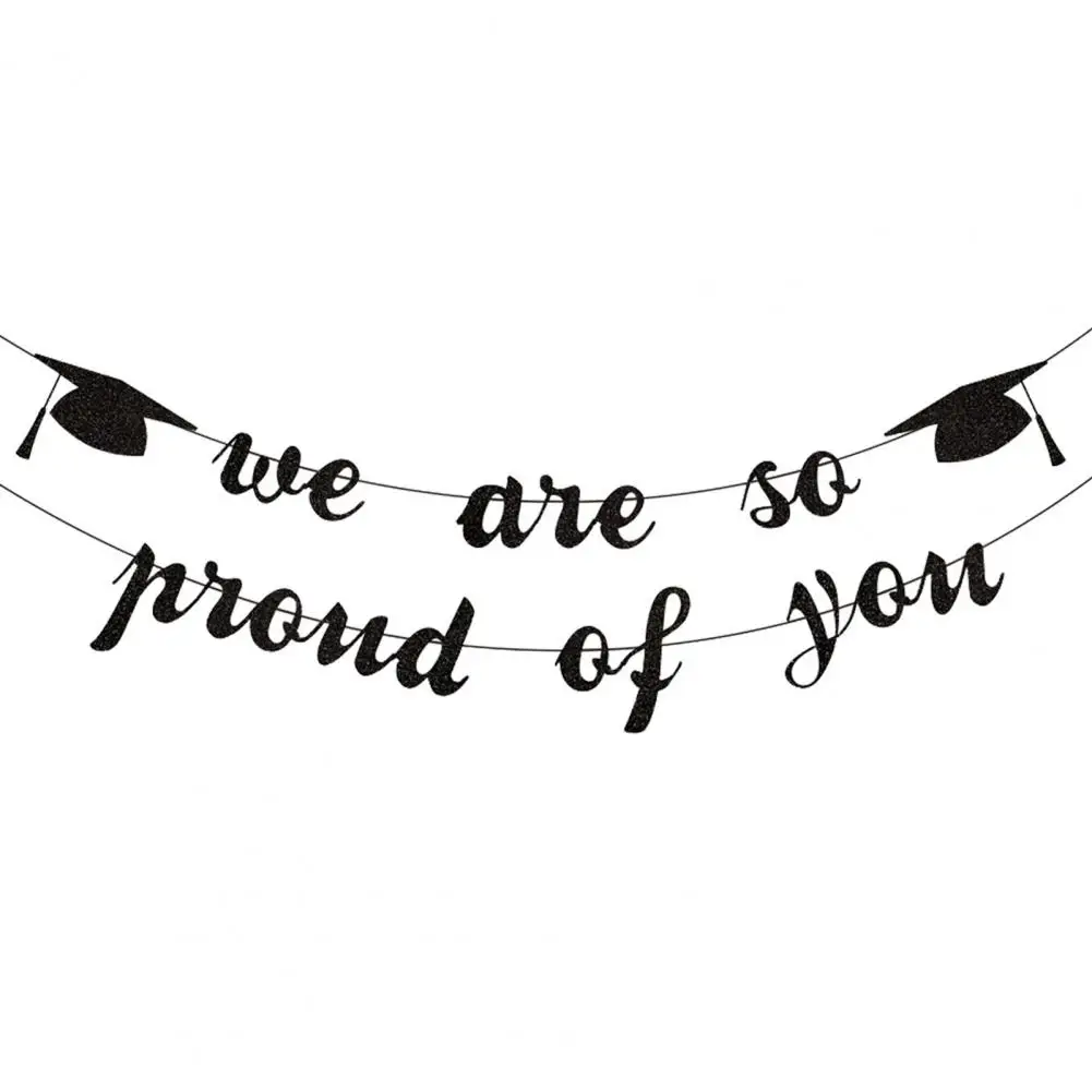 

Eye-catching Graduation Decoration Eye-catching 2024 Graduation Party Banner Durable Hanging Flag for Seasonal Decoration