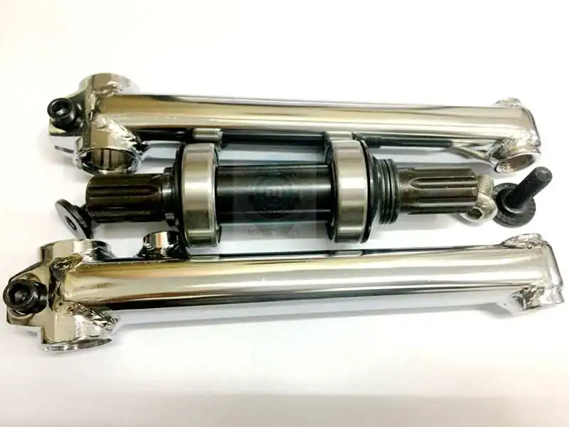 

BMX Bicycle Crank 8 Spline170mm & Bottom Bracket Bearing included chromoly made for 20 inch bike