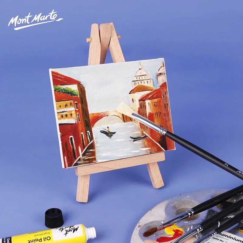 New Mini Stretched Artists Art Drawing Board Blank Canvas Painting Acrylic Oil DIY Craft Supply