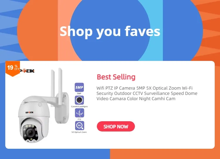 8MP 4K IP Camera Wifi Wireless 5MP AI Human Detect iCSee CCTV Bullet Outdoor Surveillance Security Protection Video Camera Cam