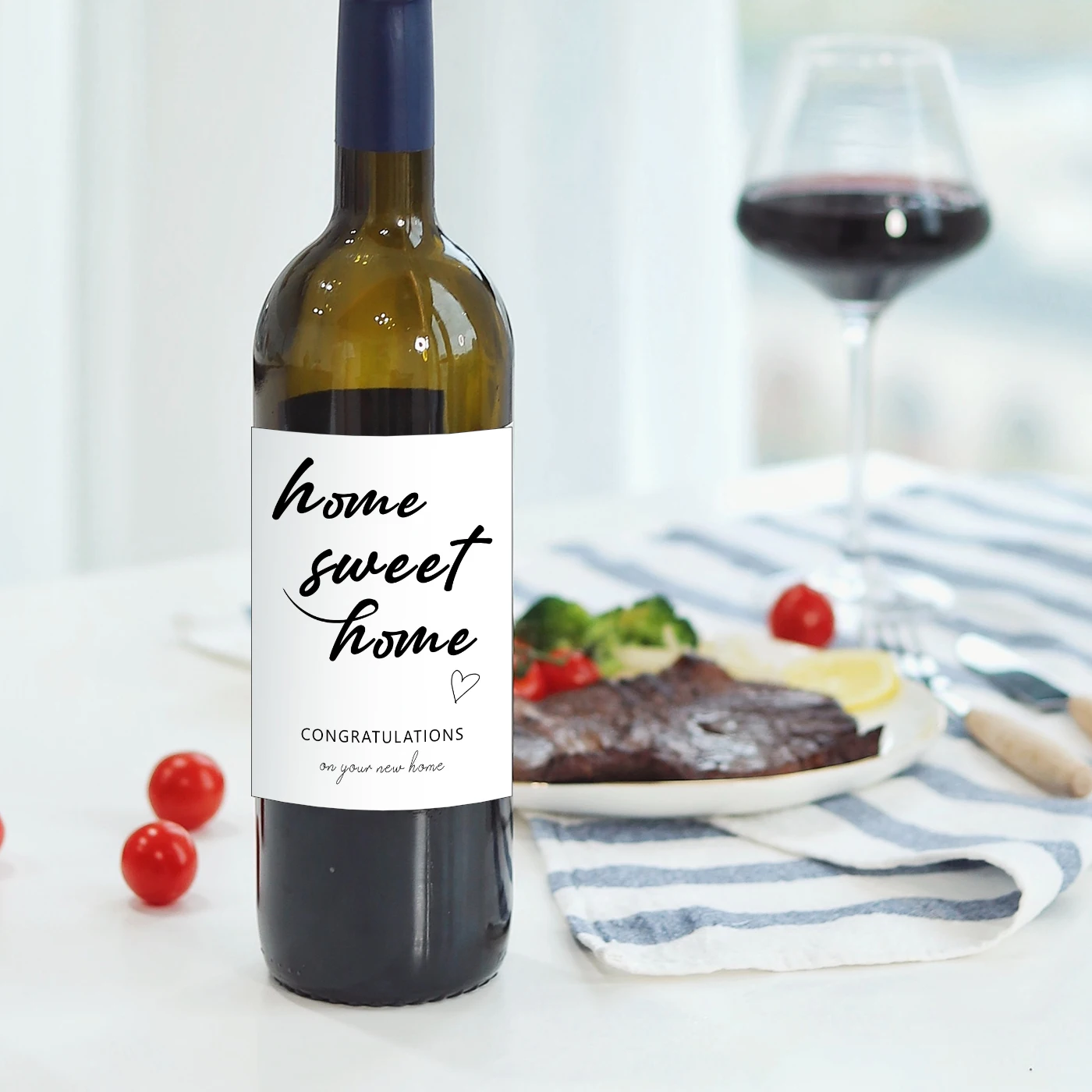 20PCS Wine Bottle Labels Write Waterproof Packaging Stickers DIY Birthday Party Engagement Wedding Decor Name