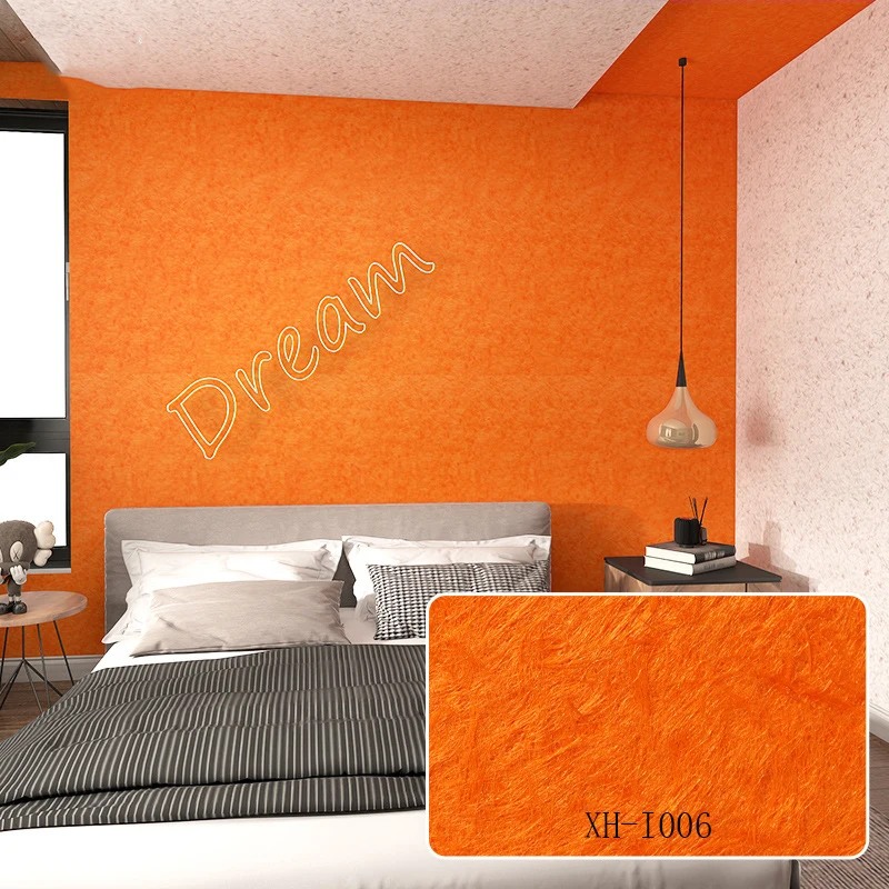 Plant Fiber Ecological Wall Clothing Fiber Coating Bedroom Luxury Background Wall Decoration Instead Of Wallpaper Stickers