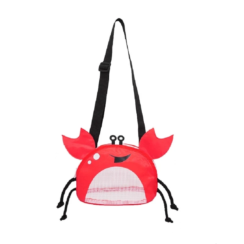 Tanio Plażowa torba siateczkowa śliczna kraba