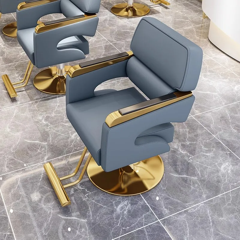 Swivel Modern Barber Chair Simplicity Recliner Speciality Stylist Barber Chair Beauty Hair Coiffeuse Barbershop Furniture HD50LF luxury simplicity shampoo chair speciality recliner modern head spa chair stainless stylist chaise coiffeuse furniture hd50xf