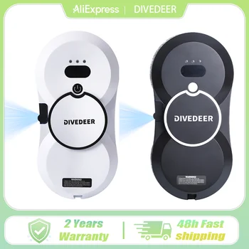 DIVEDEER Water spray window cleaning robot intelligent high-rise double-sided brushless motor glass cleaner spray type 1