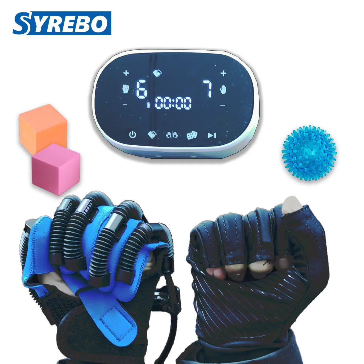 Syrebo SY-HRC11 뇌졸중 재활 장비, 손 손가락 뇌졸중 운동 로봇 장갑