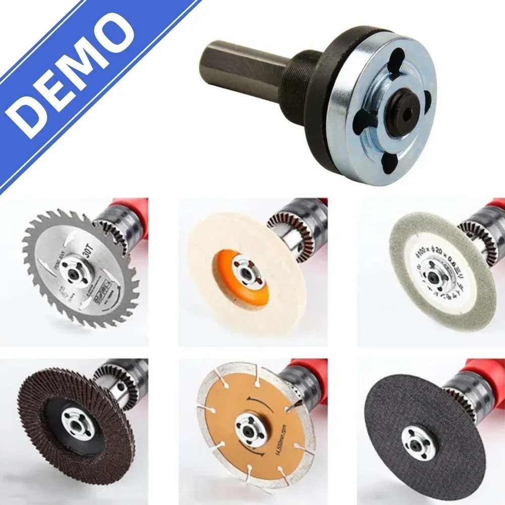 10mm Electric Drill Convert Angle Grinder Metal Connecting Rod Set Grinding Connection Adapter For Cutting Disc Polishing Wheel