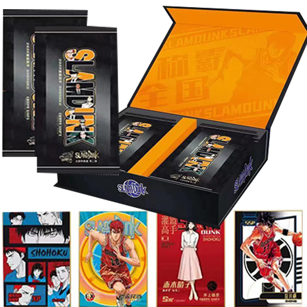 Anime Slam Dunk Collection Card Youth Basketball Competition Protagonist Fashion Broken Star Magazine Card Kids Birthday Gifts