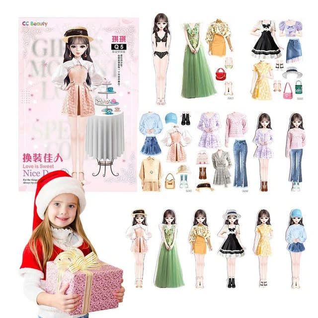 Magnetic Paper Dolls Magnetic Dolls Dress Up Toy Portable Princess