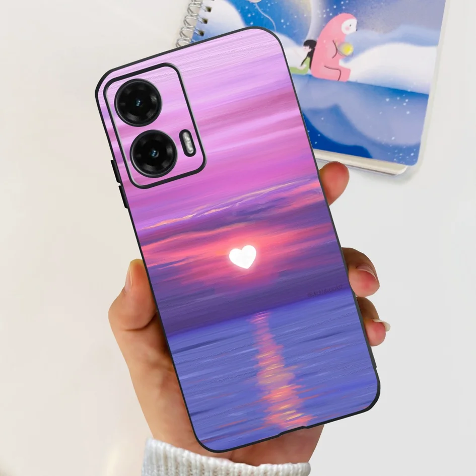 Cute Cartoon Cat Butterfly Soft Silicone Bumper Protective Phone Case
