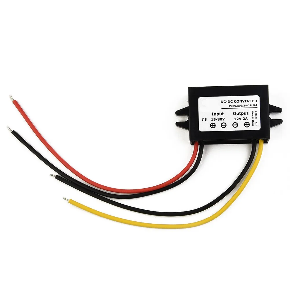 Commutation DC Régulateur Abaisseur Module Convertisseurs Alimentation À Découpage 15V-72V 18V 24V 36V 48V 60V À 12V 2A 60W DC-DC