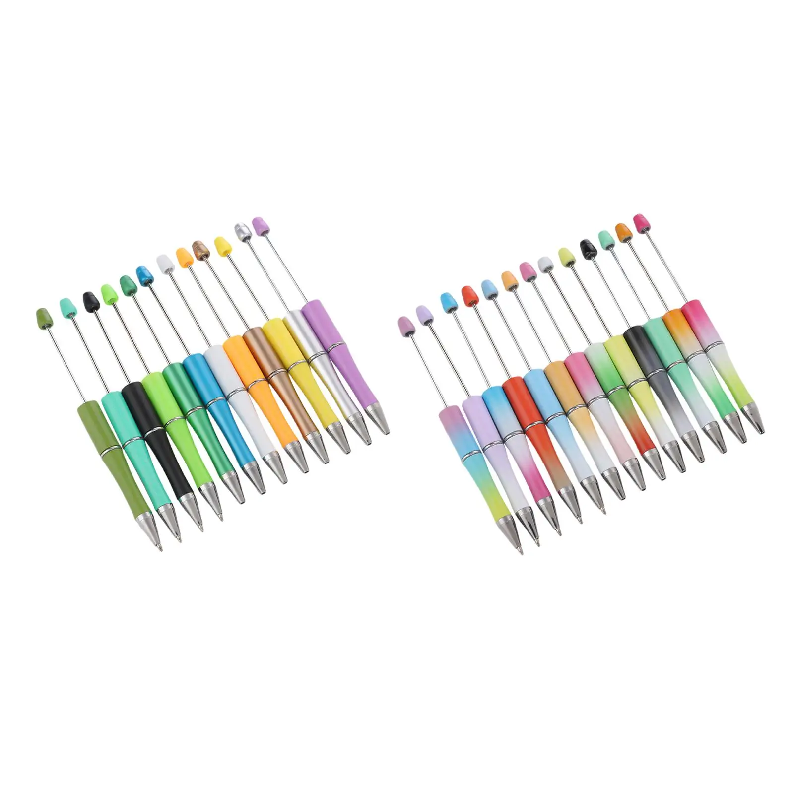 

Assorted Bead Pens Creative Portable Multipurpose 1mm Ball Pen DIY Beadable Pens for Drawing Classroom Writing Office Journaling