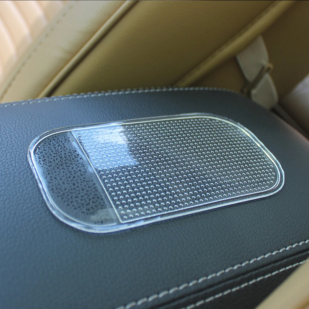 2pcs Transparent Anti-slip Sticky Mat Small Non-slip Pad Car Dashboard Moible Phone Holder car dashboard sticky mat car mobile