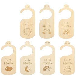 7-Piece Wooden Baby Closet Dividers Set - Other (Rainbow)