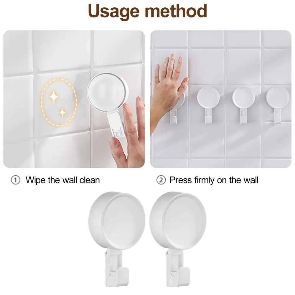 

Traceless Suction Hook Reusable Heavy Duty Suction Cup Hooks for Smooth Surfaces Strong Vacuum Shower Wreath Hooks for Bathroom