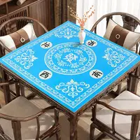 Anti-slip Gaming Mat Foldable Anti-slip Mahjong Table Mat for Board Games Decoration Noise Reduction Mahjongg Mat for Mahjong 2