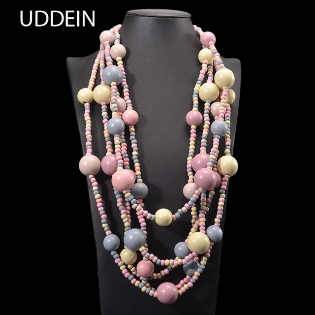 15pcs necklaces wholesale boho retro ethnic beads large chunky pendant |  eBay