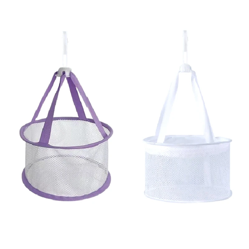 

2PCS Hanging Mesh Drying Rack Basket Cosmetic Brushes Sponges Dryer Holder Organizer Beauty Egg Drying Net For Makeup Tools