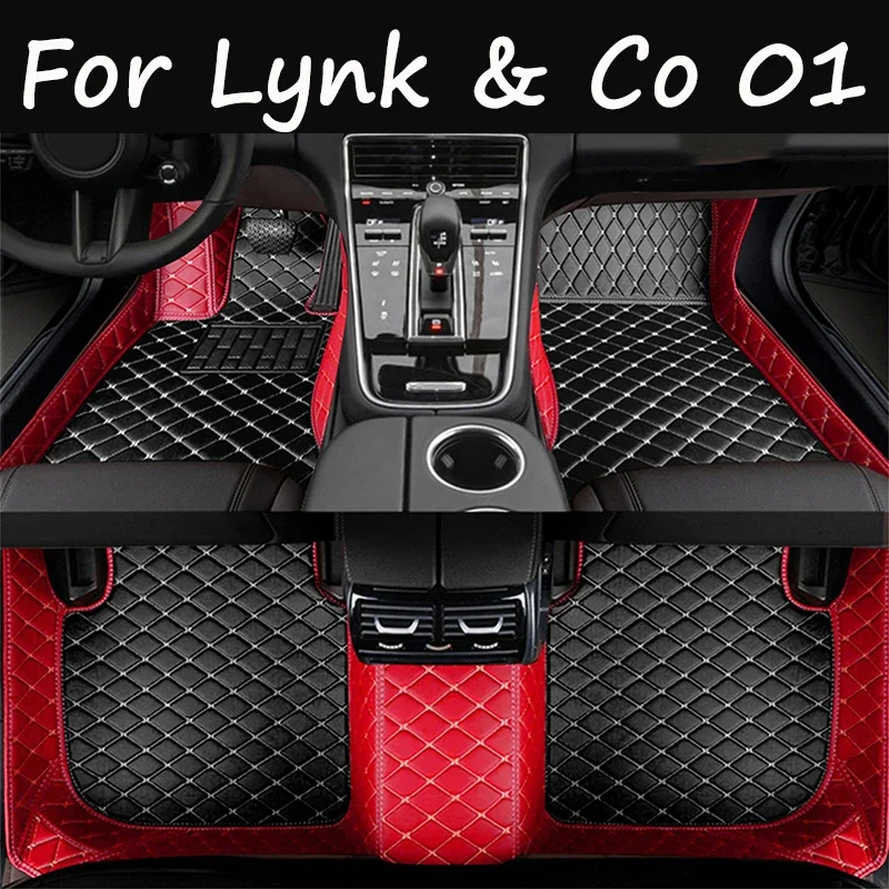 

Car Floor Mats For Lynk & Co 01 2021 Custom Auto Foot Pads Automobile Carpet Cover Interior Accessories