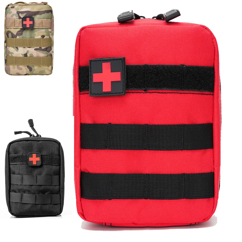 

Tactical Molle Pouch Military EDC Medical First Aid Kit Army Outdoor Hunting Camping Emergency Survival Tool Camo Waist Bag