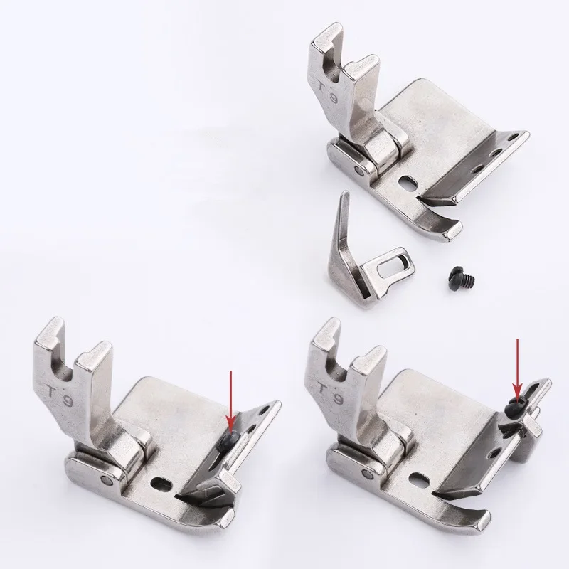 T9 Universal Presser Foot of Industrial Sewing Machine Accessories Flat Car Adjustable Folded Trouser Legs Sew Collar Webbing