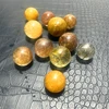 Natural Stone Golden Quartz Rutilated Sphere Polished Crystal Ball Decoration Rock Gift Reiki Healing 2