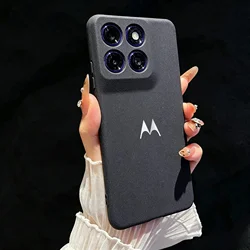 Ultra Slim Rock Sandstone TPU Phone Case - Sleek and Durable Protection - Motorola Moto G77 Power (Black)