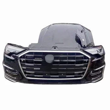 For Audi A6 C8 Front Bumper with Headlights & Park Assist Sensors
