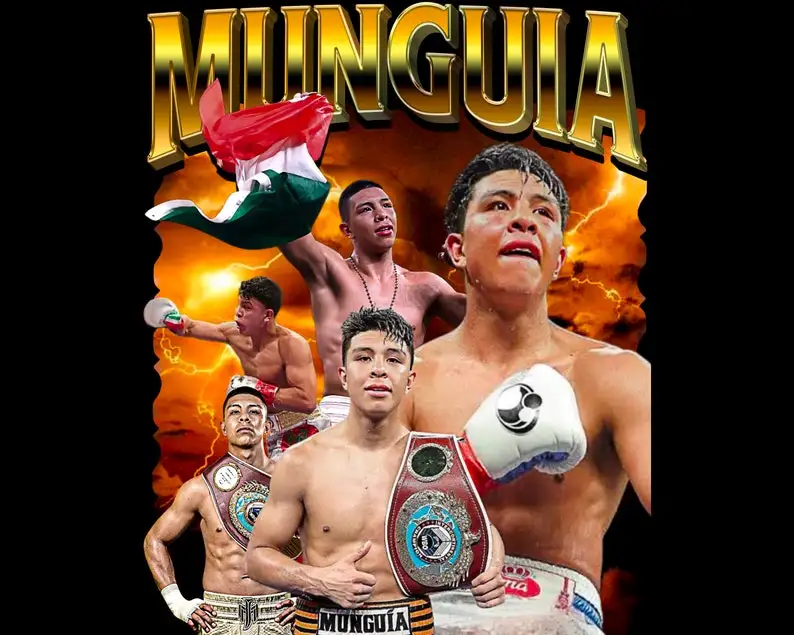 

Jaime Munguia t-shirt design, digital download png t-shirt