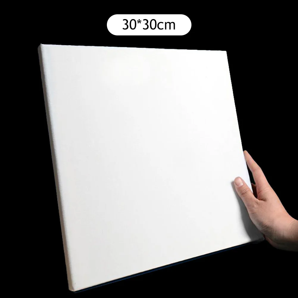 Canvas Board For DIY Oil Painting Cotton Blank Primed White Suitable For Gouache Watercolor Acrylic Oil Painting Art Supplies