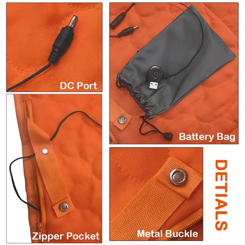 sleeping bag liner Heated usb 3Level adjustable for camping outdoor tent