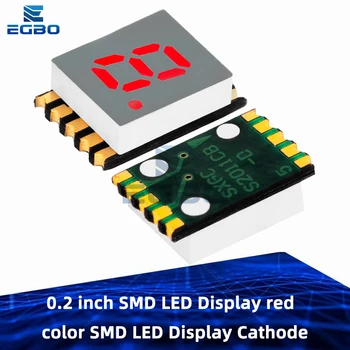 Display LED SMD 6.9x10x3mm 0.2 Pollici Colore Rosso Display LED SMD Catodo con PCB