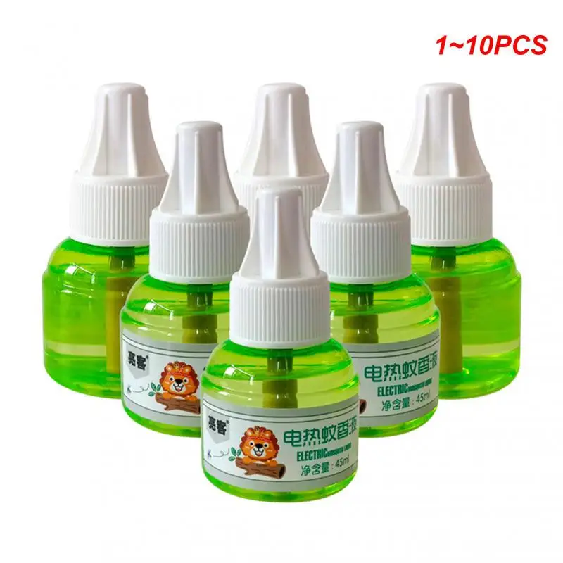 1 ~ 10 Pz 45Ml Elettrico Liquido Per Zanzare Portatile Repellente Per Insetti Riscaldatore Antizanzare Sicuro Non Tossico Insapore Bobina Di Zanzare