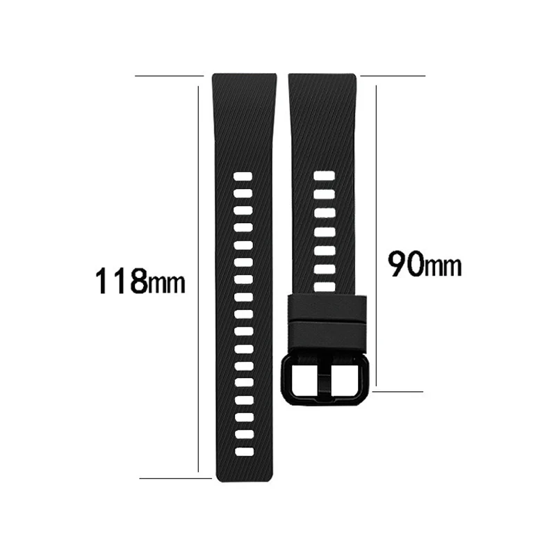 Bracelet de montre de sport en silicone pour Huawei Band 4 Pro, bracelet de remplacement O-riginal, bracelet souple, bracelet portable, mode
