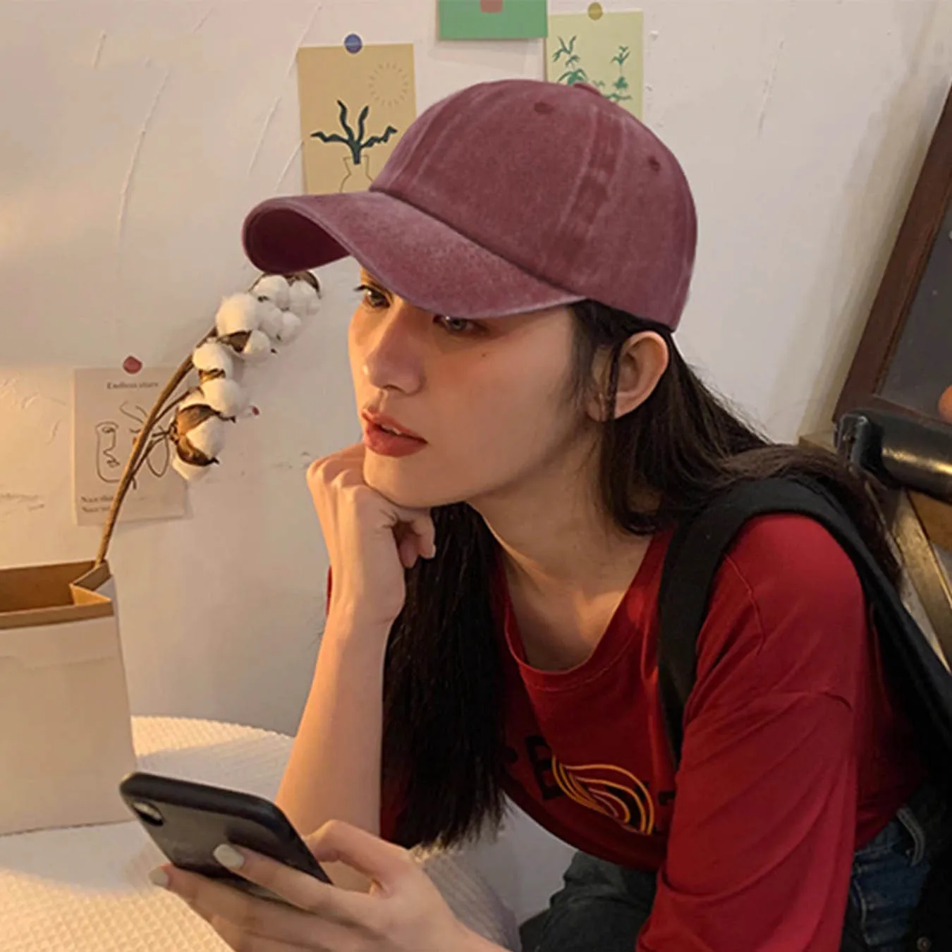 Baseball Cap Washed Cotton Men Women Snapback Hat Vintage Hip Hop Caps Solid Color Dad Hat Bone Casquette Outdoor Casual Sport baseball cap