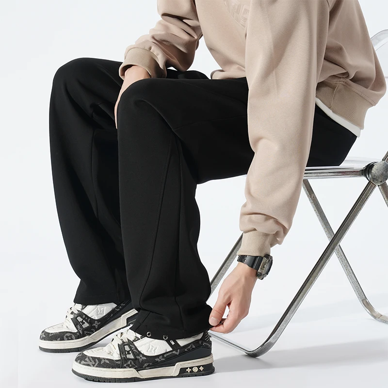 25s جديد الخريف الشتاء 190 طويل القامة الرجال اضافية طويلة 120 سنتيمتر طول السراويل مرونة الخصر تنوعا السراويل الرياضية قماش عالي الجودة
