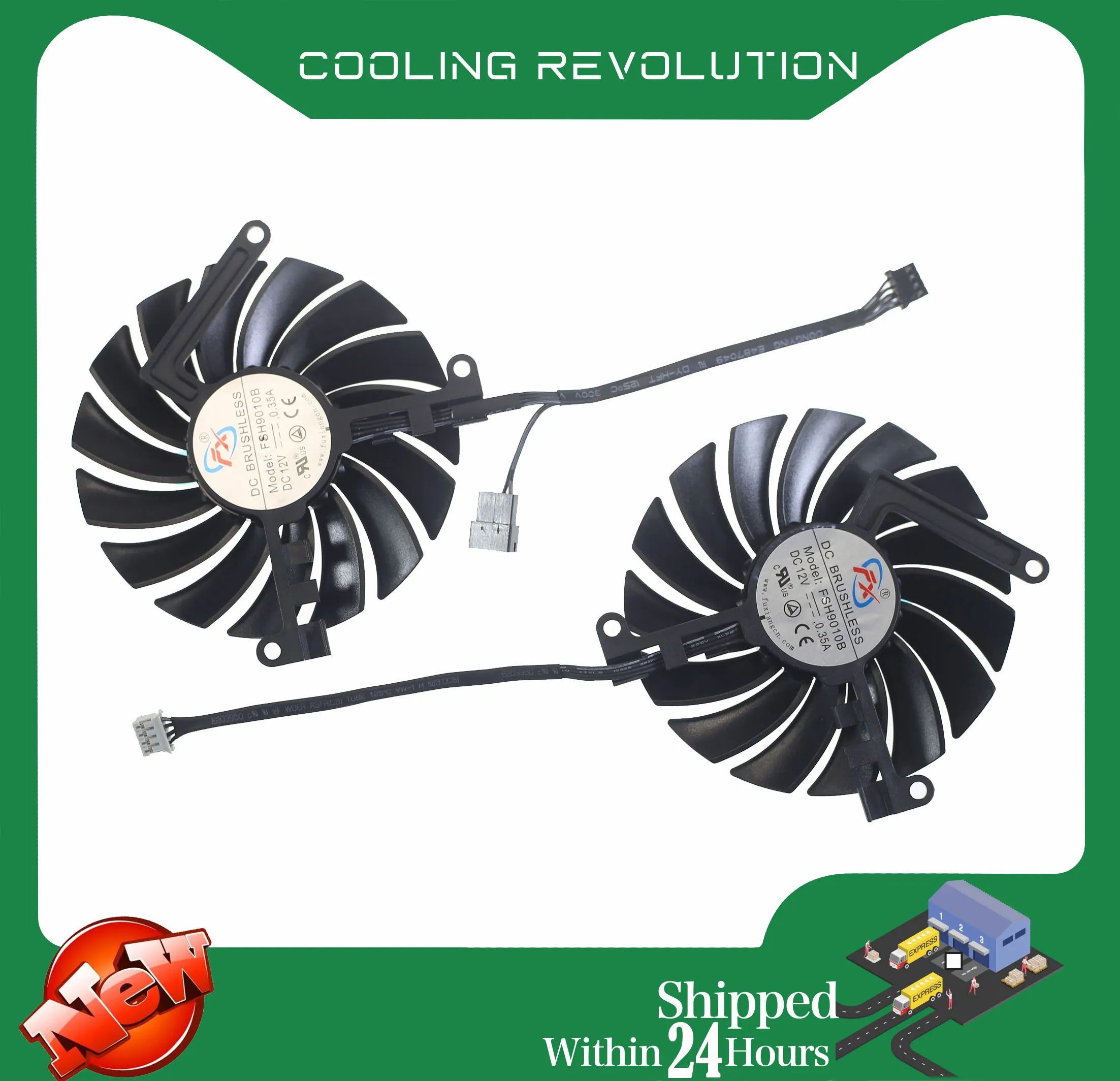 85mm, para ventilador PNY GeForce RTX 3060 RTX 3060 Ti Verto