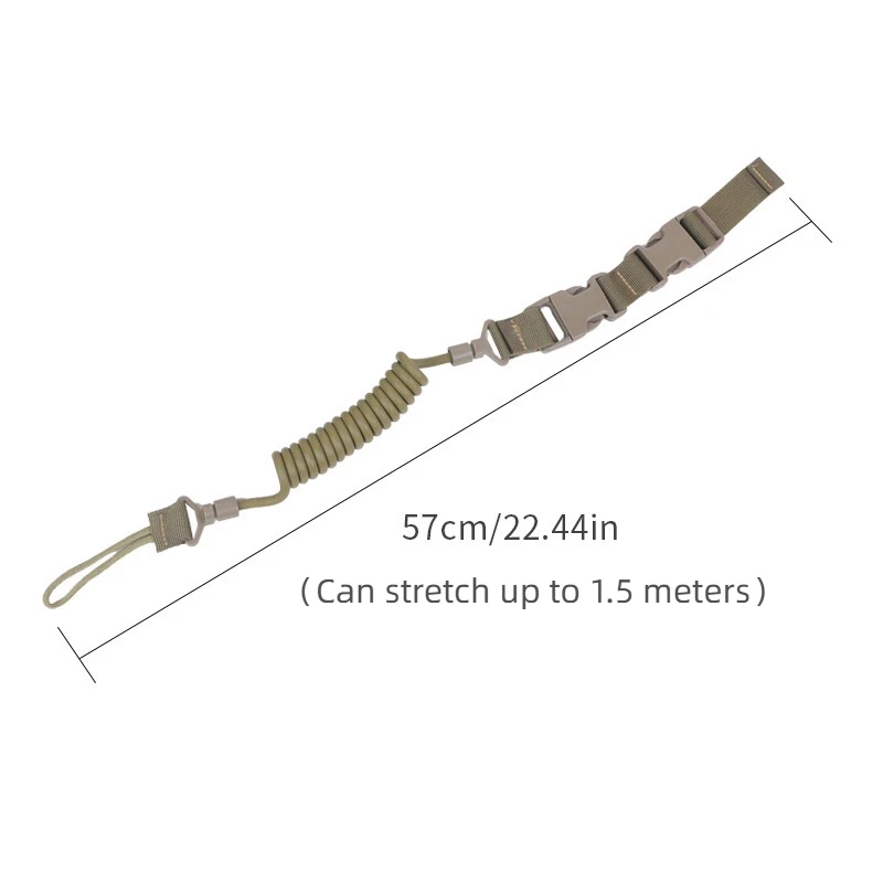 Adjustable Gun Sling Lanyard - Durable Strap for Hunting and Tactical Shooting