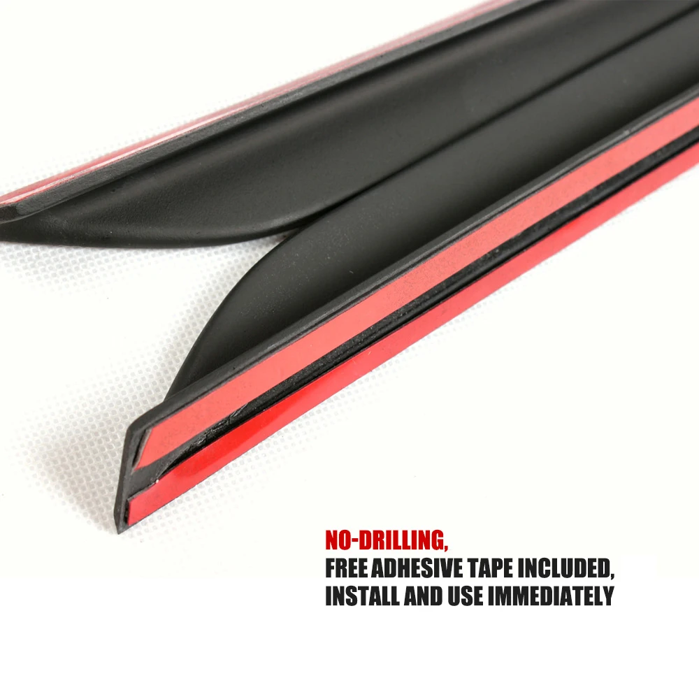 PU Rear Window Boot Lip Spoiler Wing for BMW X6 E71 2008-2013 Rear Window Side Spoiler Wing Decoration Trim